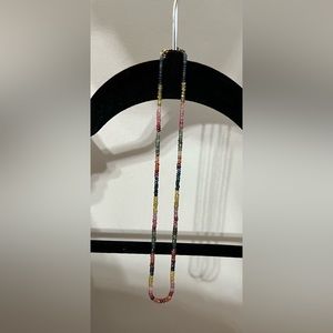 Sapphires multi color necklace